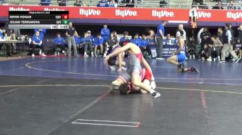 165 lbs Finals (2 Team) - Julian Terranova, Olivet vs Kevin Hogan, Central