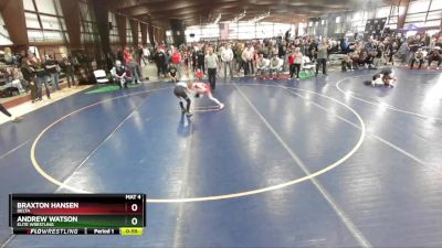 78 lbs Cons. Round 1 - Andrew Watson, Elite Wrestling vs Braxton Hansen, Delta