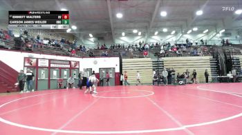 106 lbs Champ. Round 1 - Emmett Walters, North Vermillion vs Carson James Weiler, Batesville Wrestling Club