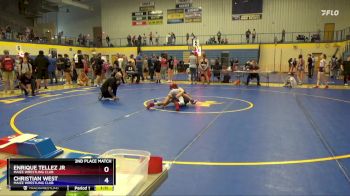 77 lbs 2nd Place Match - Enrique Tellez Jr, Maize Wrestling Club vs Christian West, Maize Wrestling Club