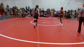 110 lbs Cons. Round 1 - Deklyn Burnham, North Ridge vs Maite Camargo, Meeker