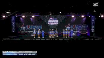 University Cheer Force - Weather Alert [2026 L5 Senior Coed - Small Day 2] 2026 USA All Star Super Nationals