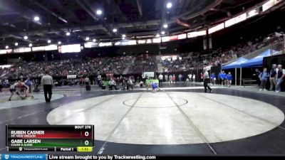 160 lbs Champ. Round 1 - Ruben Casner, Mt. View Oregon vs Gabe Larsen, Couer D Alene