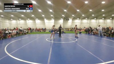 130 lbs Austin Wood, Texas vs Abagail Washinski, Pennsylvania Blue