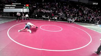 6A 215 lbs 1st Place Match - Ridge Lindley, Fremont vs Leimana Fager, Corner Canyon