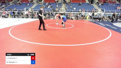 215 lbs Cons 16 #2 - Jake Conroy, PA vs Ben Schultz, MN