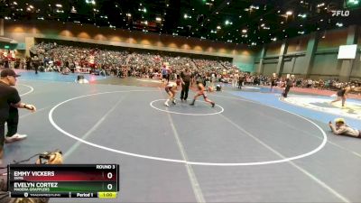 74-80 lbs Round 3 - Emmy Vickers, SVMS vs Evelyn Cortez, Madera Grapplers