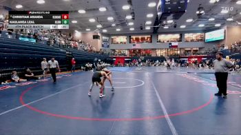 106 lbs 4th Place Match - Christian Aranda, Klein Oak vs Kaulahea Leal, Klein