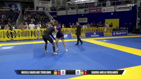 Isadora Amelia Friedlander vs Michelle Madelaine Terrelonge 2025 Pan IBJJF Jiu-Jitsu No-Gi Championship