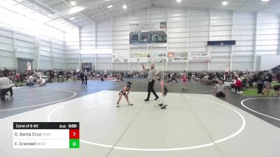 62 lbs Consi Of 8 #2 - Daniel Santa Cruz, Powerline Wrestling vs Emrik Crandell, Mogollon