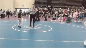 65 lbs Rr Rnd 1 - Jojo Mahoney, NewWhale Purple - Girls vs Tyanna Evans, MGW Black Widows - Girls