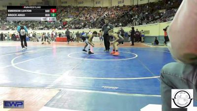 100 lbs Round Of 32 - Emerson Luxton, Bartlesville Wrestling Club vs Brock Argo, Husky Wrestling Club