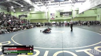 113 lbs Semifinal - Adrian Escobar, CANOGA PARK vs Josue Alarcon, SYLMAR