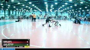 96 lbs Rd# 8- 12:30pm Saturday Final Pool - Chad Artman, Westshore D.S. vs Chris Metz, Minion Green