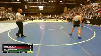 5A-144 lbs Quarterfinal - Jacob Goodwin, Goddard vs Braedyn Blasi, Goddard-Eisenhower