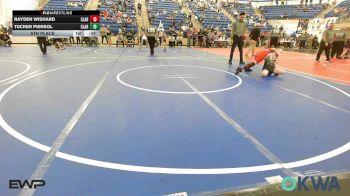 90 lbs 5th Place - Rayden Wishard, Claremore Wrestling Club vs Tucker Piersol, Claremore Wrestling Club