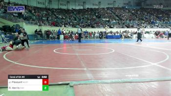 118 lbs Consi Of 64 #2 - Jackson Pleasant, Mustang Middle School vs Riley Harris, Cache Wrestling Club