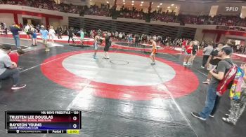120 lbs Quarterfinal - Trusten Lee Douglas, Mustang High School Wrestling vs Raykeon Young, Cache Wrestling Club