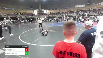 46 lbs Quarterfinal - Cruz Montez, Steel City Reloaded WC vs Noah Rodriguez, Ridge WC