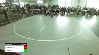 78 lbs Consi Of 4 - Jeremiah Castillo, Hemet Youth WC vs Carson Davies, California Grapplers