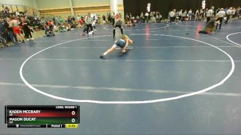 138 lbs Cons. Round 1 - Kaden McCrary, AR vs Mason Ducat, OH