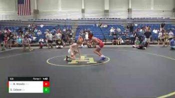 109 lbs Cons. Round 2 - Blayke Woods, Plainfield High School vs Sebron Colson, Blackman Wrestling