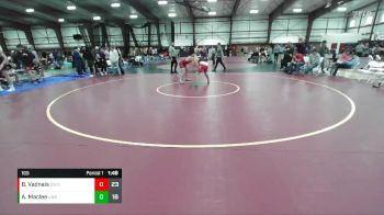 165 lbs Round 4 (8 Team) - Alexander Maclee, Uintah B vs Benjiman Vadnais, South Sevier