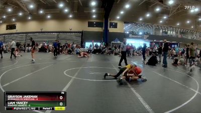 76 lbs Round 4 (8 Team) - Liam Yancey, Hanover Hawkeye vs Grayson Jakeman, Riverheads MS Wrestling