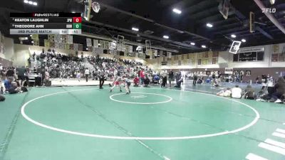71 lbs 3rd Place Match - Keaton Laughlin, Jr Panther Wrestling vs Theodore Ahn, Rancho Bernardo WC