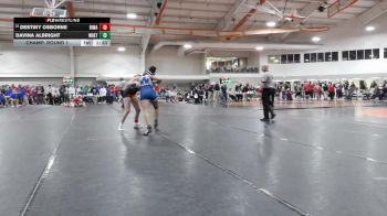 135 lbs Champ. Round 1 - Destiny Osborne, Big Walnut vs Davina Albright, Whetstone High School