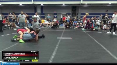 160 lbs Round 2 (8 Team) - Chase Hetrick, PA Alliance Red vs Grayson Abbruzzese, Rednose