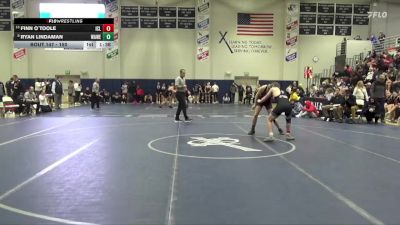 150 lbs Cons. Round 2 - Ryan Lindaman, Waterloo West vs Finn O`Toole, Iowa City, Liberty