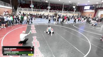 120 lbs Cons. Round 2 - Connor Johnson, Lake City High School vs Taevin Gilbert, Vashon Island