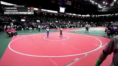 85 lbs Champ. Round 2 - Josue Aponte, BAY2 vs Lane Snyder, Unattached