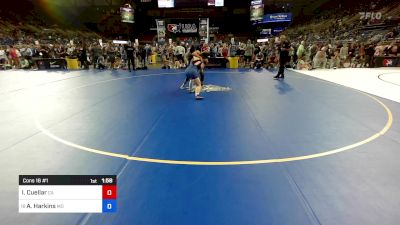 130 lbs Cons 16 #1 - Ivana Cuellar, CA vs Addison Harkins, MO