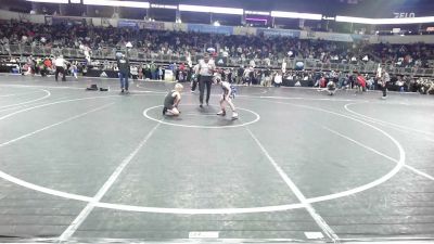 75 lbs Consi Of 8 #2 - Knox Howie, Junior Cyclones WC vs Knox Perkins, Tahlequah WC
