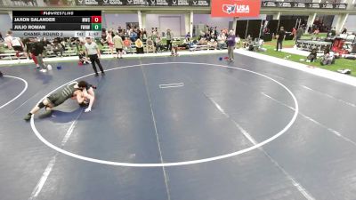 JR BOYS HARD LUCK - 152-155 Champ. Round 3 - Jaxon Salander, MATPAC Wrestling Club vs Julio Roman, Fayetteville Wild Hog Wrestling