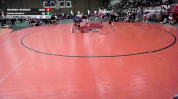 150 lbs Cons. Round 3 - Merik Hunter, Rogers vs Brayden Hennegin, Liberty North