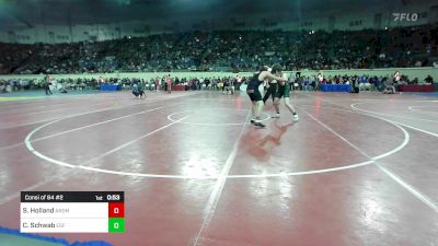 150 lbs Consi Of 64 #2 - Sean Holland, Ardmore All Stars vs Conor Schwab, Edmond Santa Fe