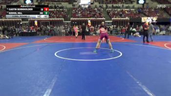 172 lbs Cons. Round 3 - Castin Borkholder, Catahoula Wrestling vs Ezekel Hill, Heights Wrestling Club