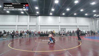126 lbs Champ. Rd Of 16 - CJ Weaver, Tullahoma Take Down vs Brody Wilson, Reaper Wrestling Club