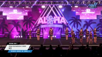 Peak Elevation Cheer - K2 [2025 L2 Junior - D2 - Small - A Day 1] 2025 Aloha Grand Nationals