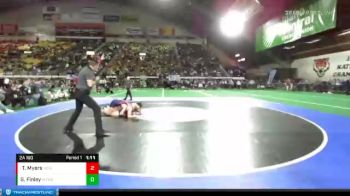 2A 160 lbs 1st Place Match - Trent Myers, New Plymouth vs Gabe Finley, Wendell