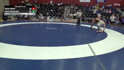 133 lbs Cons. Round 5 - Riley McElligot, NWCA - Life vs Noah Smith, Montevallo