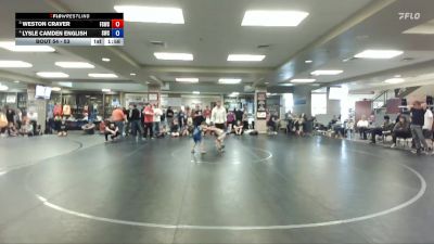 53 lbs Round 5 - Weston Craver, Fighting Squirrels Wrestling Club vs Lysle Camden English, Suples Wrestling Club