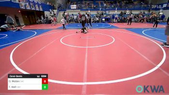43 lbs Consolation - Oliver Moten, Claremore Wrestling Club vs Treyden Hall, Claremore Wrestling Club