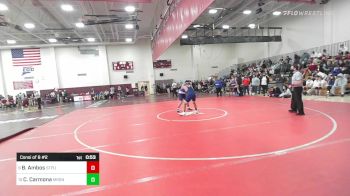 182 lbs Consi Of 8 #2 - Bryan Ambos, St. Paul vs Chris Carmona, Morgan