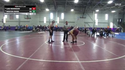 285 lbs Champ. Round 1 - Luis Rodriguez, Schreiner vs Weston Swise, Eureka