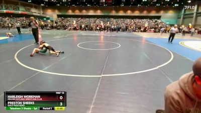 46-48 lbs Round 1 - Preston Sheeks, Gold Rush Reno vs Harleigh Workman, Fallon Outlaws Wrestling Club