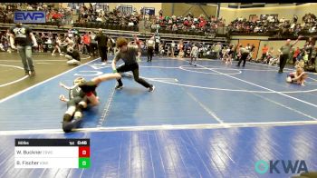 80 lbs Consi Of 8 #2 - Waylon Buckner, El Reno Wrestling Club vs Braxton Fischer, Kingfisher